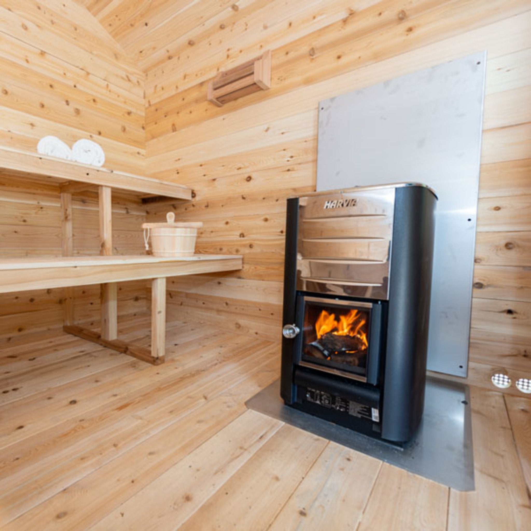 Leisurecraft CT Georgian Cabin Sauna with Porch